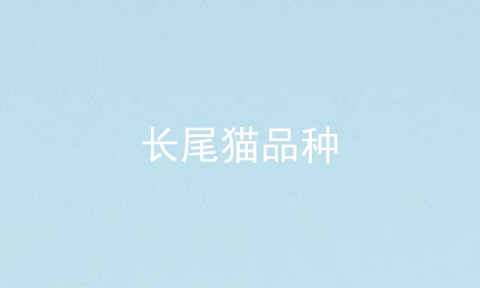长尾猫品种