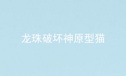 龙珠破坏神原型猫