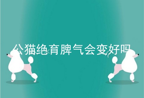 公猫绝育脾气会变好吗