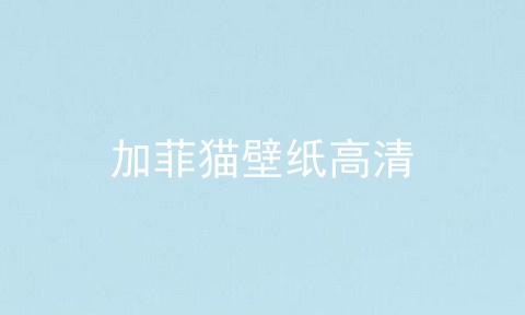 加菲猫壁纸高清