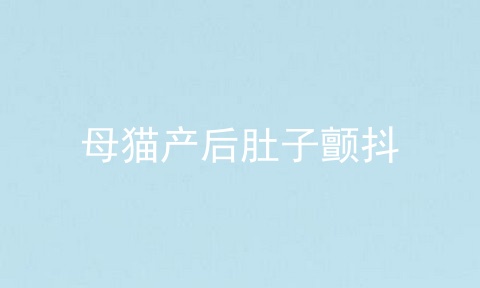 母猫产后肚子颤抖
