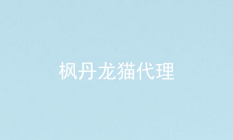 枫丹龙猫代理