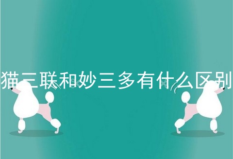 猫三联和妙三多有什么区别