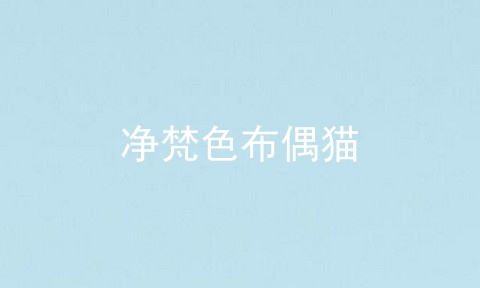 净梵色布偶猫