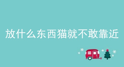 放什么东西猫就不敢靠近