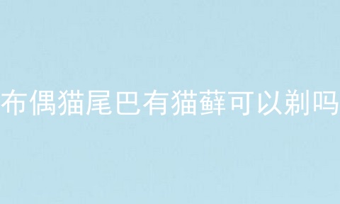 布偶猫尾巴有猫藓可以剃吗