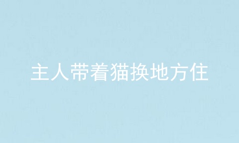 主人带着猫换地方住