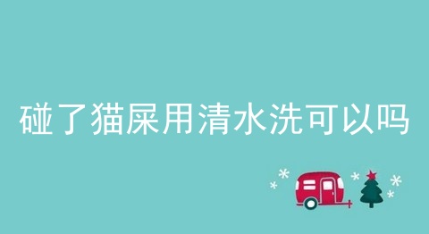 碰了猫屎用清水洗可以吗