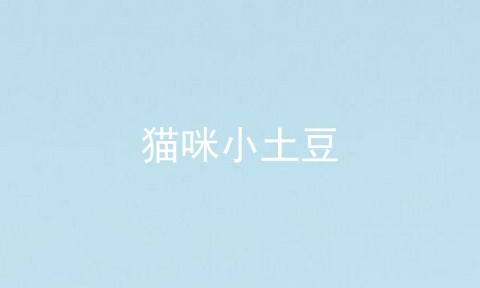猫咪小土豆