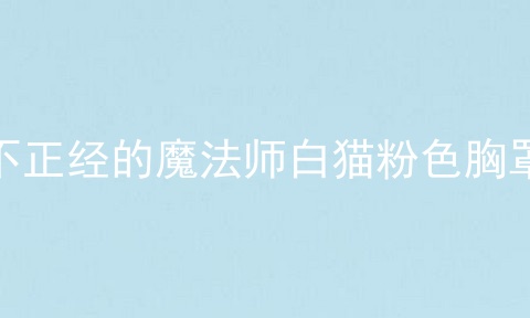 不正经的魔法师白猫粉色胸罩