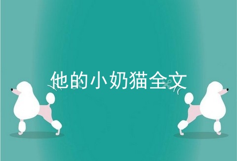 他的小奶猫全文