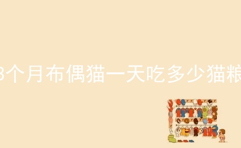 3个月布偶猫一天吃多少猫粮