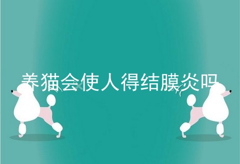 养猫会使人得结膜炎吗