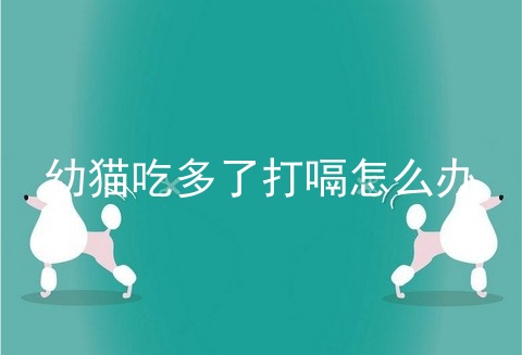 幼猫吃多了打嗝怎么办