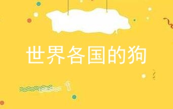 世界各国的狗