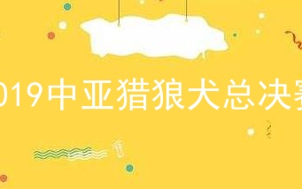 2019中亚猎狼犬总决赛