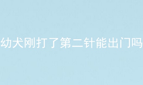幼犬刚打了第二针能出门吗