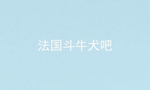 法国斗牛犬吧