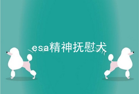 esa精神抚慰犬