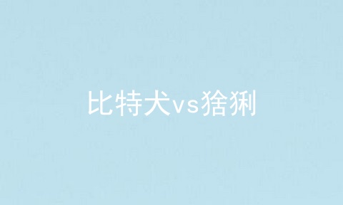 比特犬vs猞猁