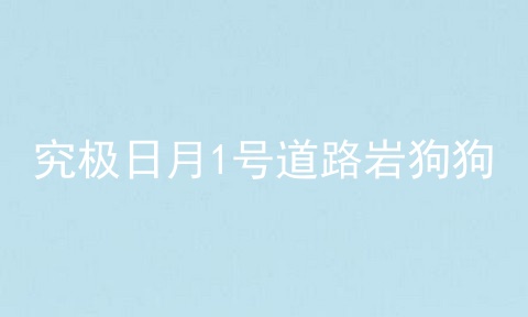 究极日月1号道路岩狗狗