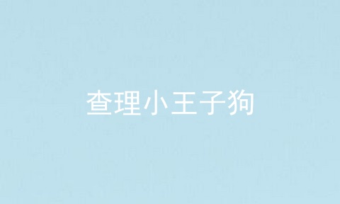 查理小王子狗
