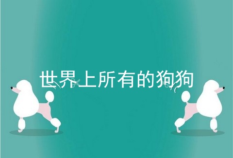 世界上所有的狗狗