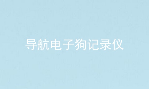 导航电子狗记录仪